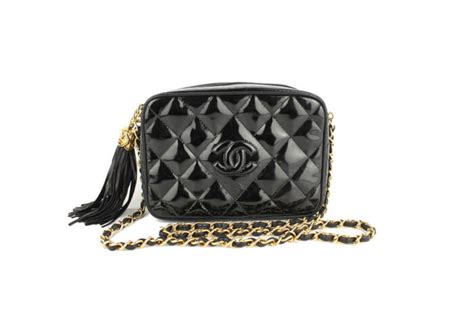 chanel vintage vernice|vintage chanel camera bags.